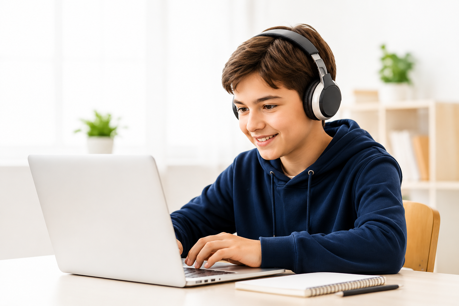 Student learning online
